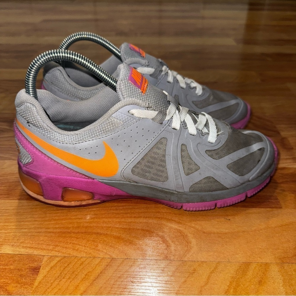 Nike Air Max Sneakers Women 8.5 Run Lite 5 Running Shoes Gray Trainer 631664-003